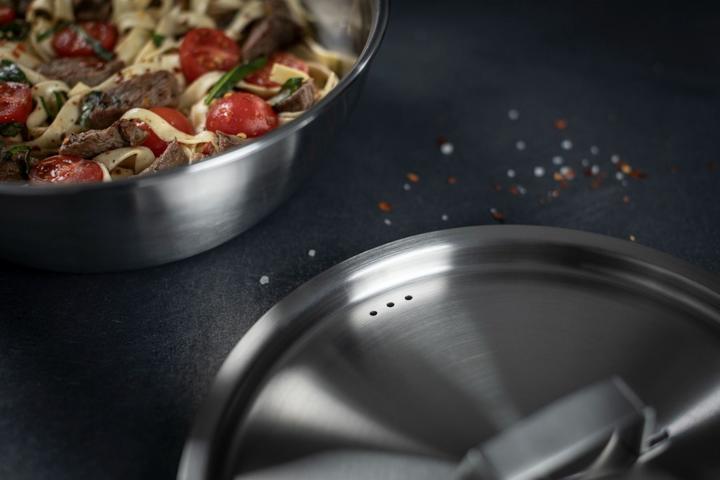 Image du produit Kuhn Rikon CULINARY FIVEPLY Sauteuse sans revêtement Ø 24 cm (24 cm, Poêle à frire, Aluminium)