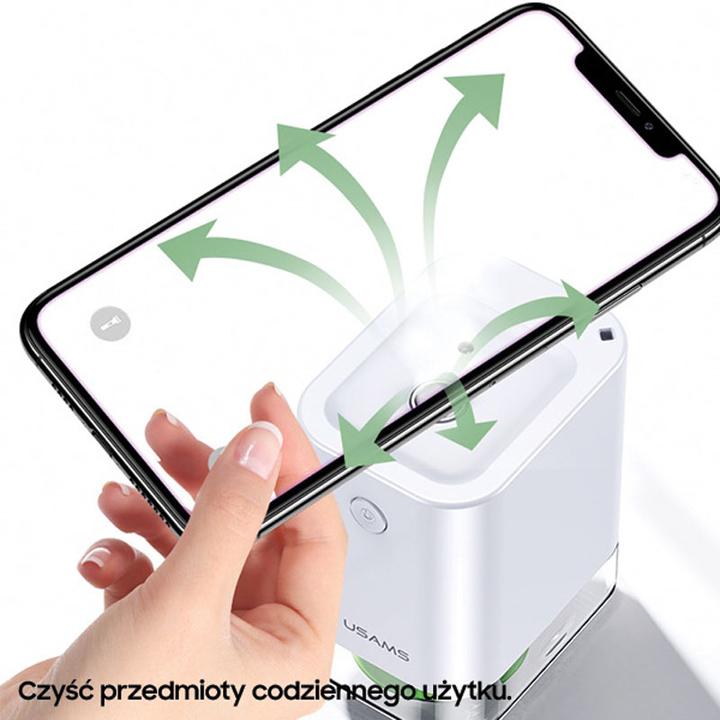 Produktbild Usams Automatyczny dozownik bezdotykowy Mini Sprayer biały/white ZB155XSJ02 (US-ZB155)