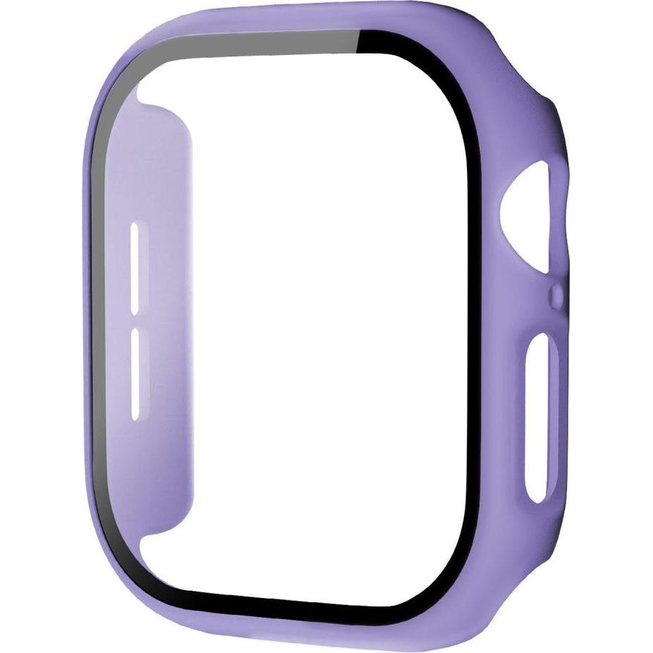 Cover-Discount Apple Watch 10 - 42mm - Hartschalen Case mit Panzerglas, Smartwatch Zubehör, Violett