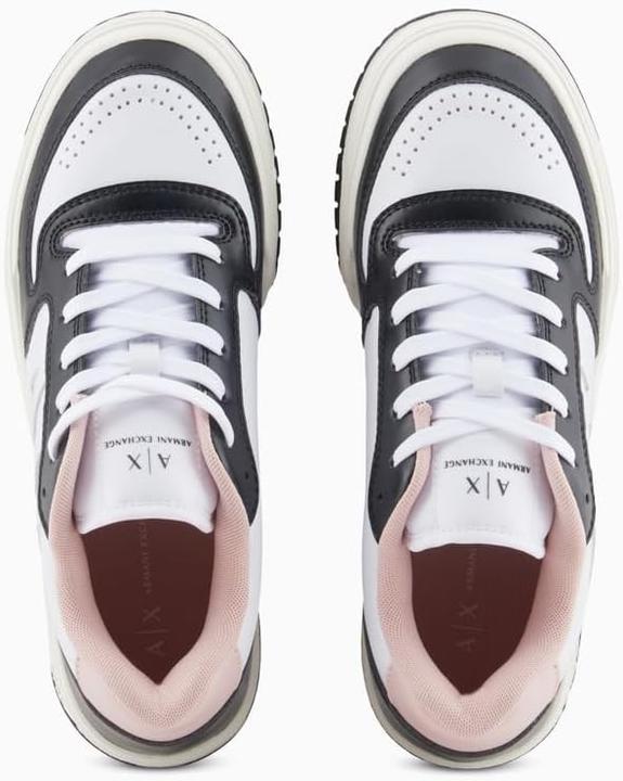 Actual product image Armani Exchange Duck Cross-Gender Project Logo On Tongue Sneakers (38)