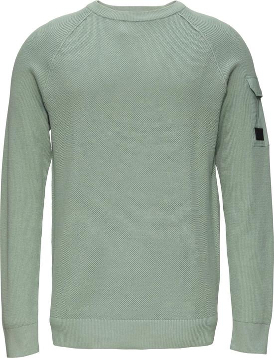 Produktbild S.Oliver Strickpullover Strickpullover mit Raglanärmeln und Strukturmix (M)
