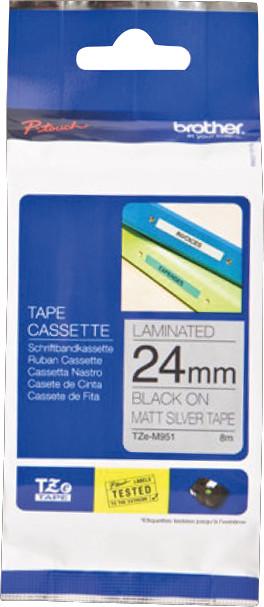 Produktbild Brother Tze-M951 (2.40 cm, Silber, Schwarz)