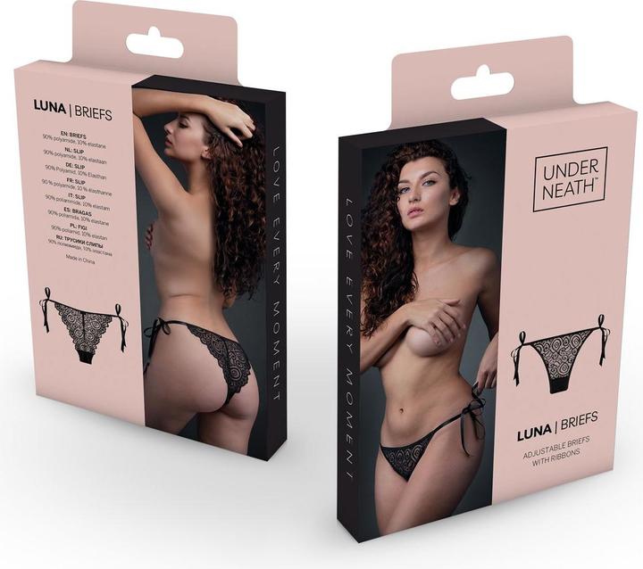 Actual product image Underneath Luna Panties With Ribbon Ties (One size)