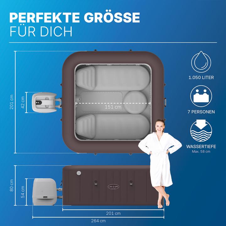 Produktbild Bestway LayZSpaMaldives HydroJet Pro (7 Personen)