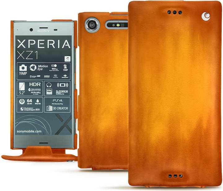 Noreve Lederschutzhülle vertikal (Sony Xperia XZ1)