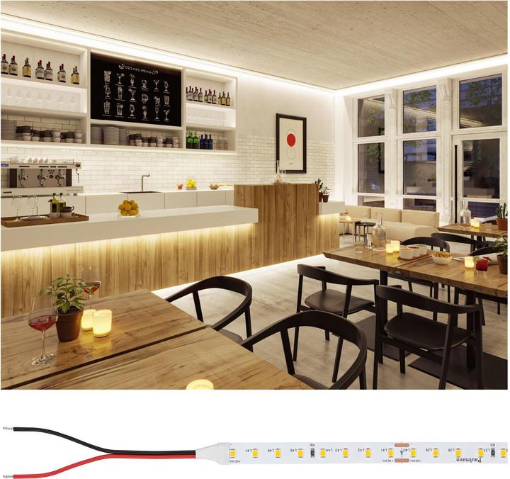 Actual product image Paulmann Pro Strip Silver P75 (Warm white, 1000 cm, Indoor)