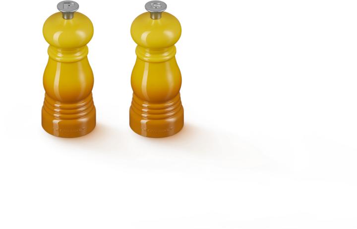 Produktbild Le Creuset Mini Salz- und Pfeffermühlen Set dunkelgelb (Salz, Pfeffer)