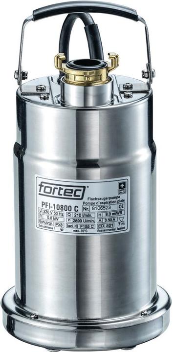 Fortec Pompe à aspiration plate PFI-10800C