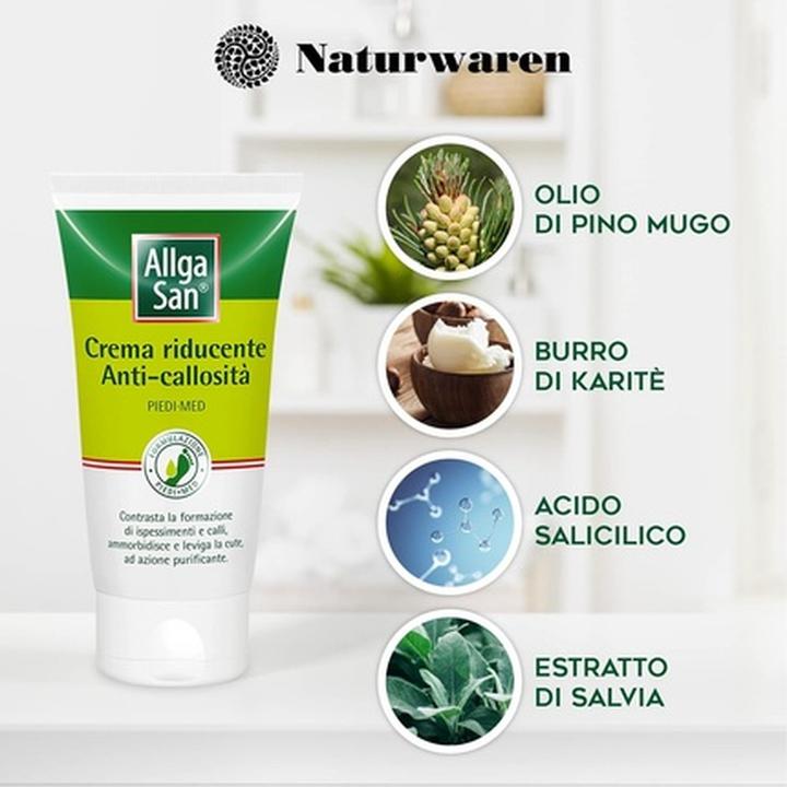 Immagine prodotto Allga San Crema Anti-Callus 75ml (Deodorante per piedi e polvere, 75 ml)