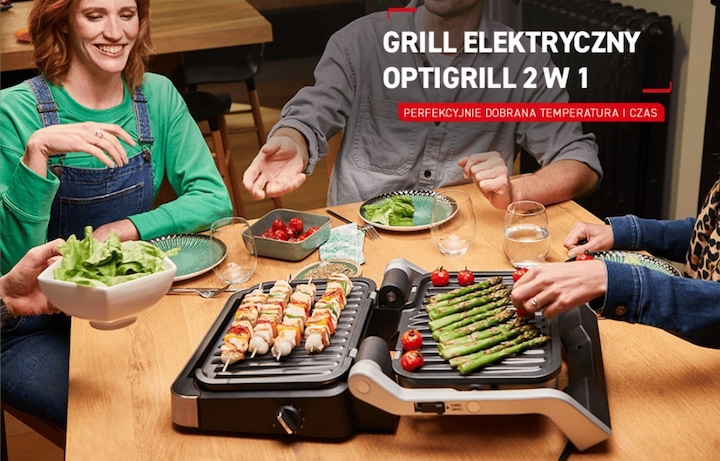 Actual product image Tefal Grill OptiGrill 2in1 INOX GC772D