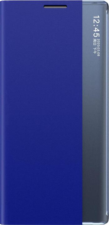 Actual product image Hurtel New Sleep View case with flap - blue (Samsung Galaxy S24 Ultra)