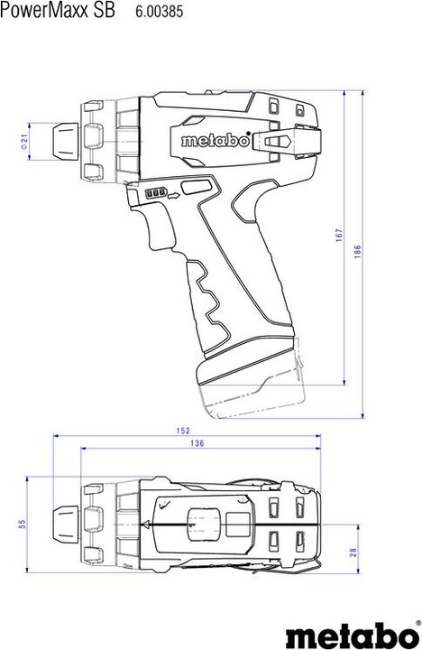 Produktbild Metabo PowerMaxx SB Basic (Akkubetrieb)