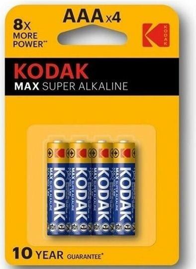 Produktbild Kodak Max Alkaline Batterie AA Lr6 Blister * 4 (4 Stk., AA / LR6 / LR06 / Mignon / R6 / R14505, 4600 mAh)