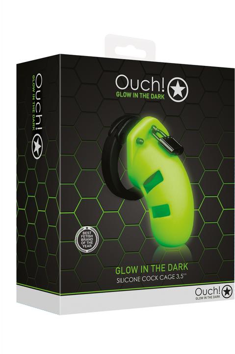 Image du produit Ouch! Model 20 Cock Cage - 3,5" - GitD/Black