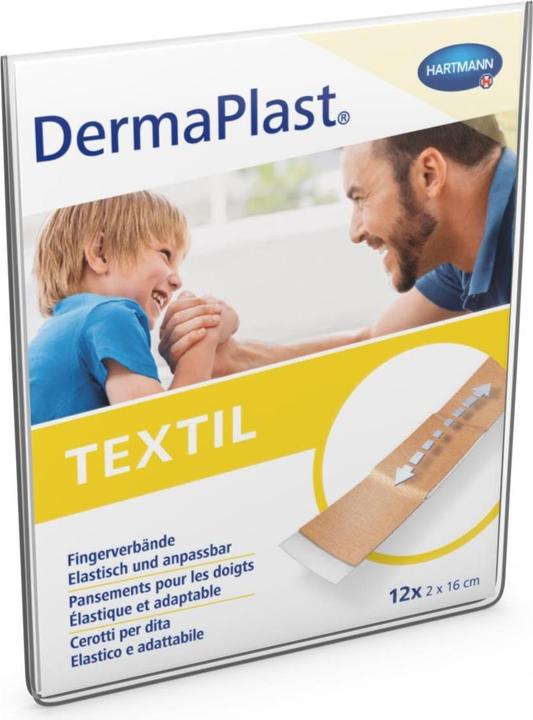 Actual product image DermaPlast Textile plaster (12x)