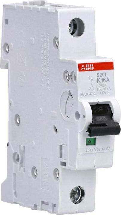 Actual product image ABB 1 pole miniature circuit breaker