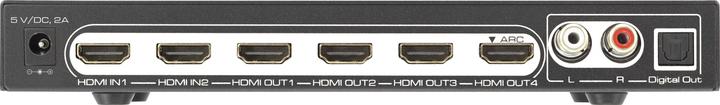 Actual product image SpeaKa Professional 2x4 HDMI splitter