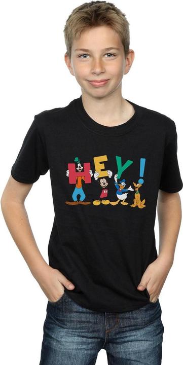 Actual product image Disney Boys Mickey Mouse Friends Hey T-Shirt (116)