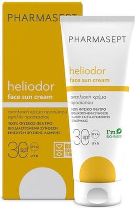 Actual product image Pharmasept Heliodor Face Sun Cream Spf30 - 50ml (Suntan cream, SPF 30, 50 ml)