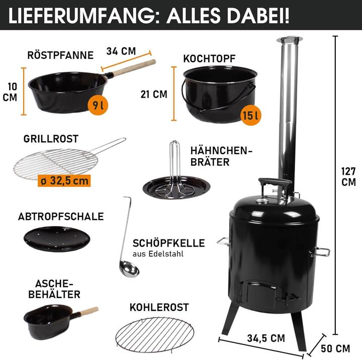 Produktbild Brast Eintopfofen mit Grillfunktion