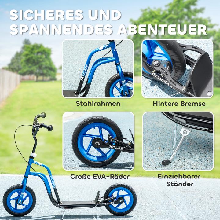 Actual product image Aiyaplay Kinderscooter Stahl, Kunststoff Blau