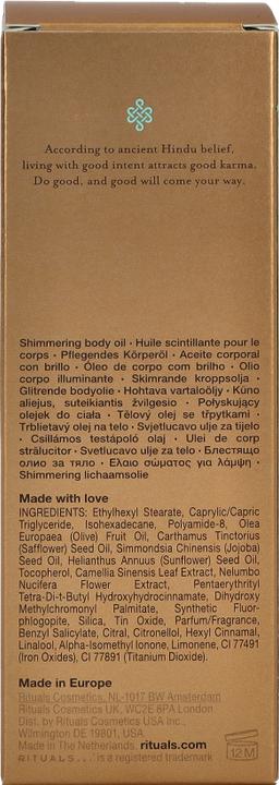 Produktbild Rituals The Ritual Of Karma (Körperöl, 100 ml)
