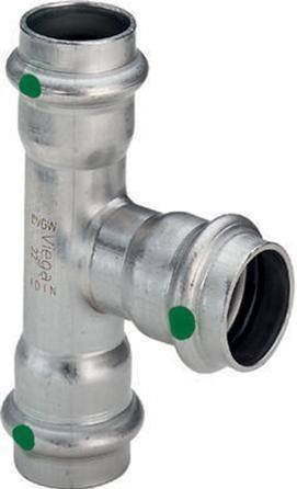 Actual product image Viega Inox T-stykke, 18x15x15 mm, med SC-Contur