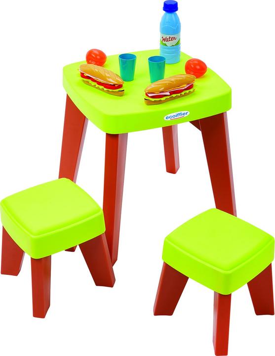Actual product image Ecoiffier Picnic table play set, 10 pieces.