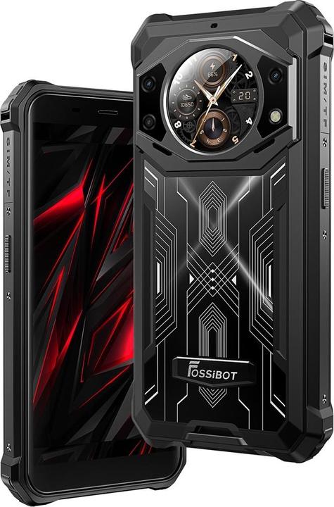 Actual product image Fossibot F101 Pro - Smartphone black (128 GB, Black, 5.43", Dual SIM + SD, 4G)
