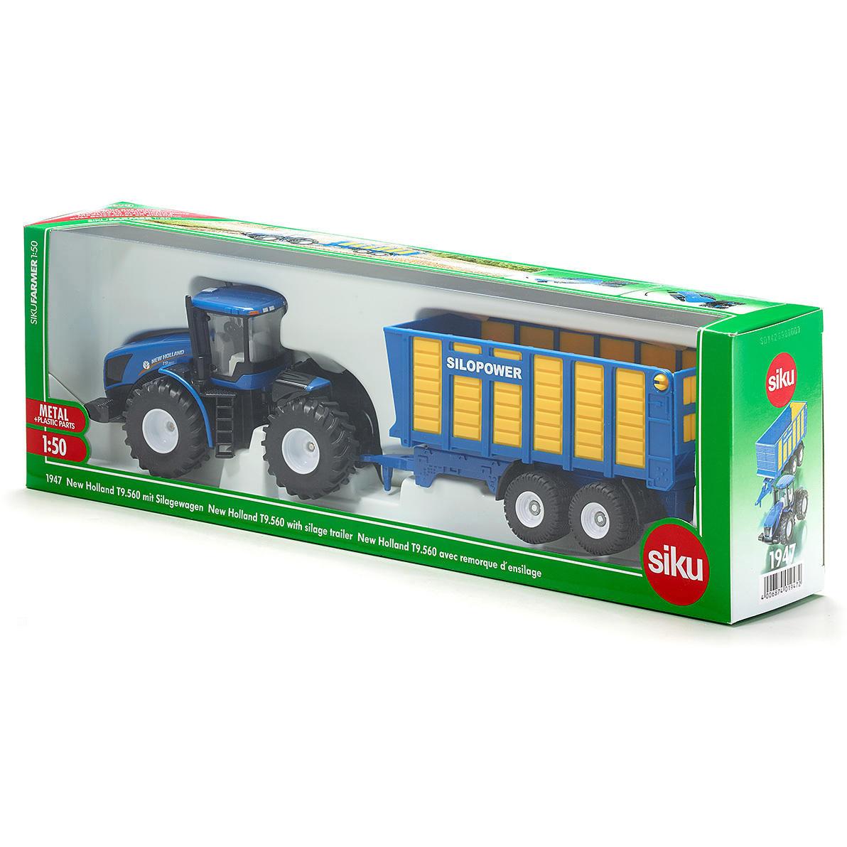 Thumbnail - Siku New Holland Knicklenker mit Silagewagen