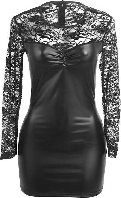 Produktbild Subblime - 955601 LANGÃ„RMELIGES KLEID MIT SCHWARZER SPITZE L/XL (L)