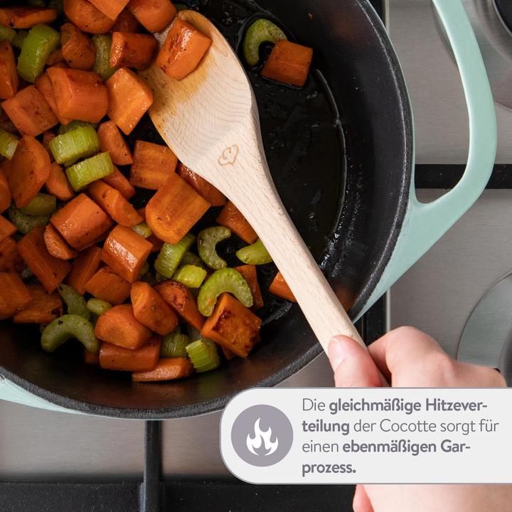 Produktbild Springlane Cocotte Clara 6L (28 cm, Bräter + Schmortopf, Gusseisen)