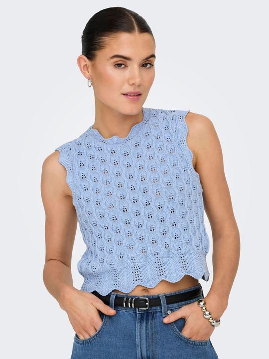 Actual product image Only Regular fit Round neck Tote bag Knitted top (S)