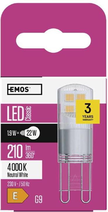 Actual product image Emos Classic JC (G9, 210 lm, 1x)