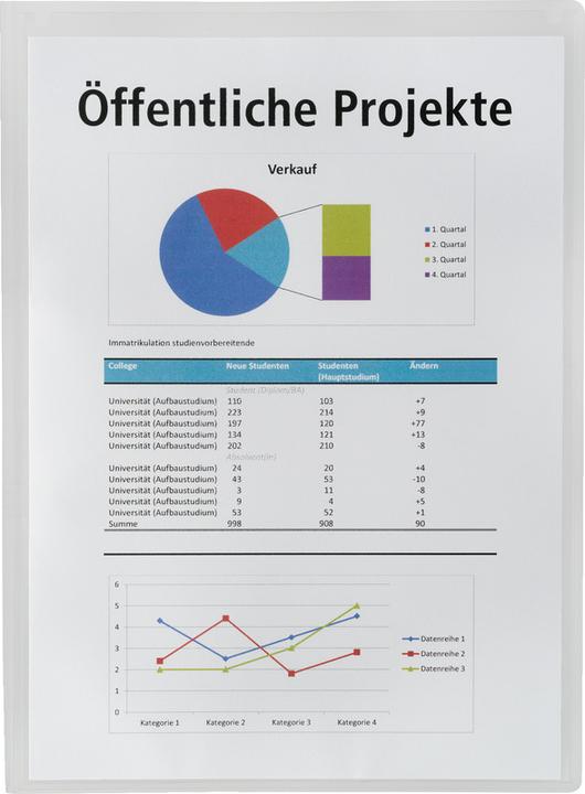 Produktbild Kolma Schnellhefter Vario A4 2 Heftstifte farblos (A4, 1x)