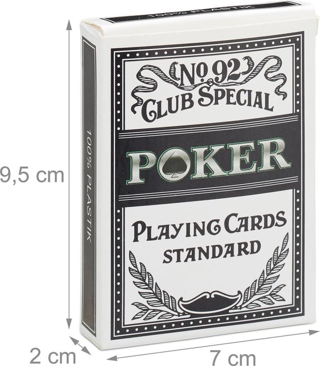 Immagine prodotto Relaxdays Carte da poker (Tedesco, Francese, Italiano, Inglese)