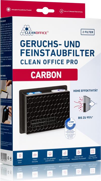 Produktbild Clean Office Drucker Feinstaubfilter Carbon 2er (2 x)