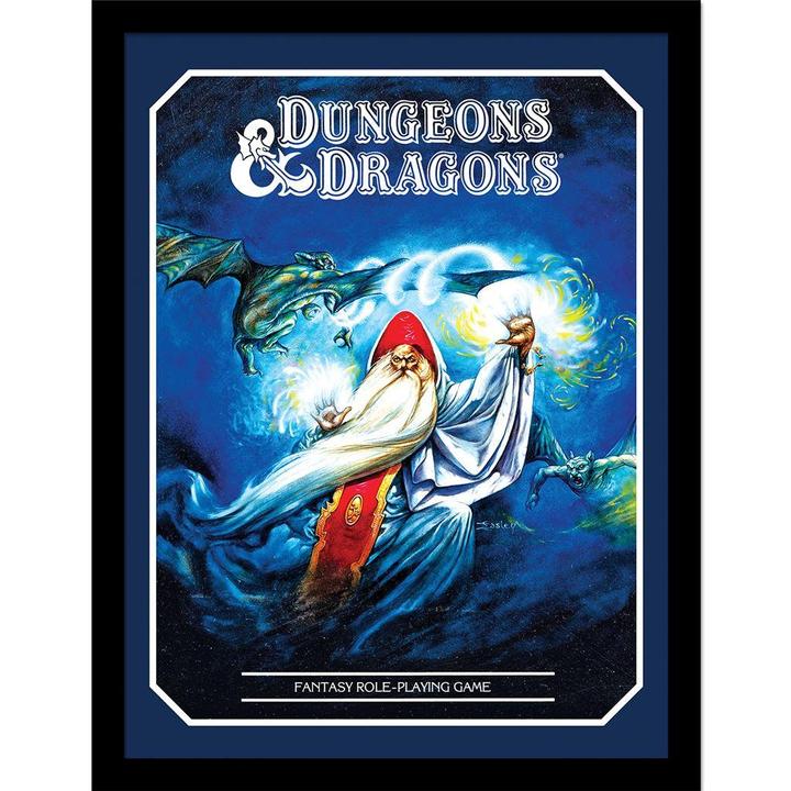 Produktbild Dungeons & Dragons Gerahmtes Poster Zauberer (40 x 30 cm)