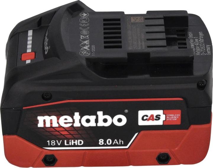 Produktbild Metabo WB 18 LT BL 11-125 Quick Akku Winkelschleifer 18 V 125 mm Brushless + 1x Akku 8,0 Ah + metaB (125 mm)