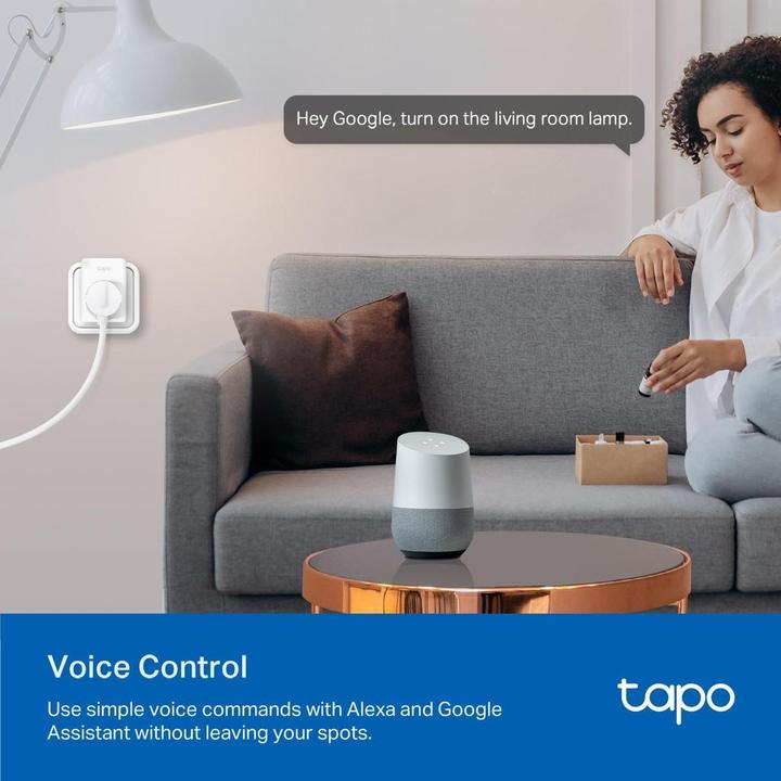 Productafbeelding Tapo TPLLTAPOP110 - TP-Link P110 Slimme Stekker Type F Wi-Fi met Energiemonitoring