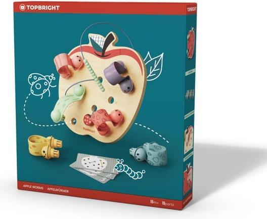 Actual product image Topbright Toys Top Bright Apple Worms For 3+ Years 1211232023De0001