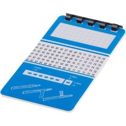 Rs Pro, Kabelbinder, Self Adhesive Wire Markers book 46-90 (33 mm, 10 Stk.)