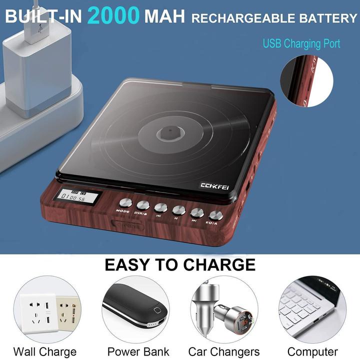 Produktbild Shenzhen Tragbarer CD-Player mit Lautsprecher