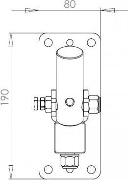 Produktbild Quik Lok QL/95 Coppia di supporti a muro per casse (Wandmontage)