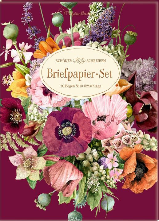 Briefpapier-Set - Blütenzauber (20 pcs.)