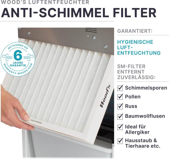 Image du produit Wood's SW20-FW (90 m², 12 l/24h)