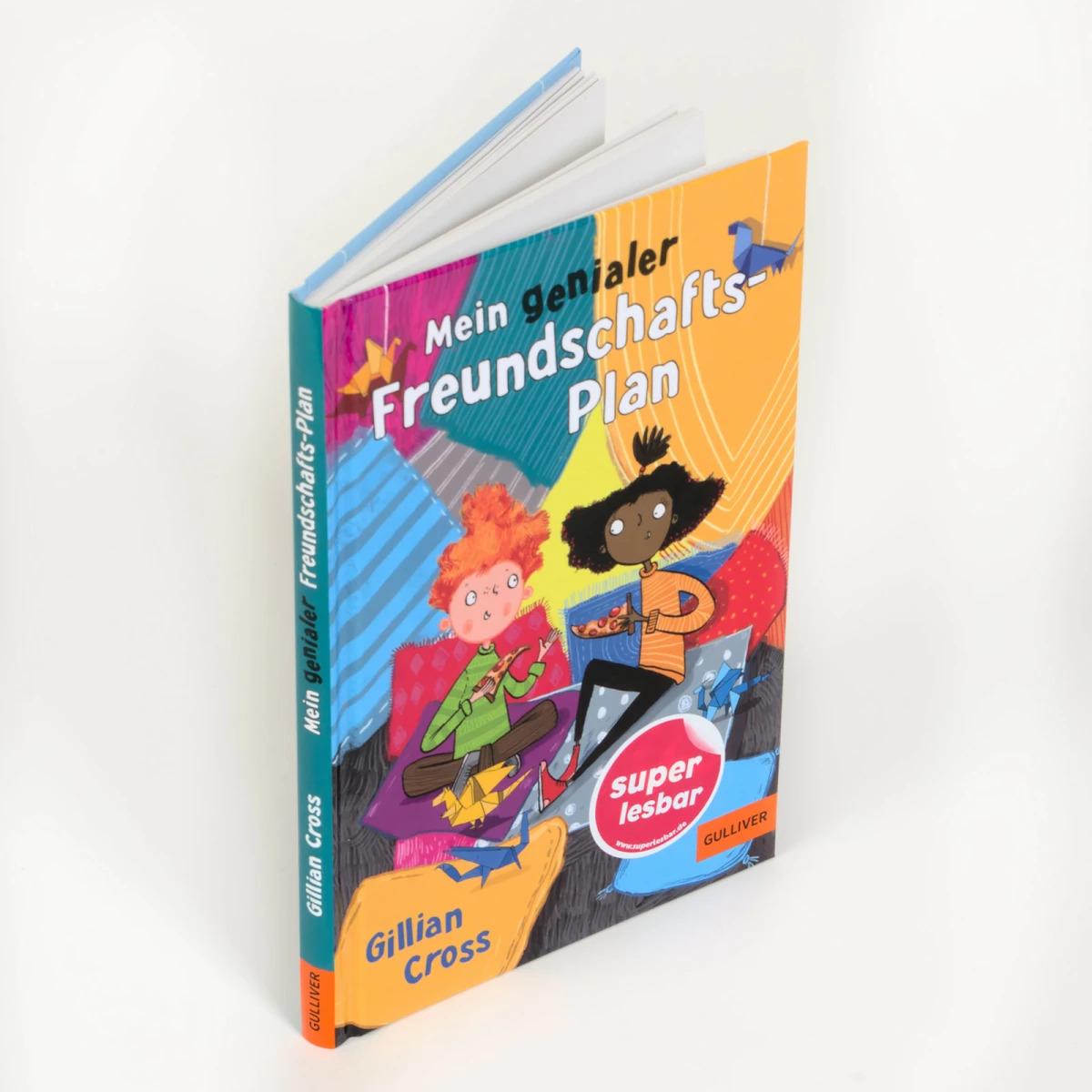 Thumbnail - Mein genialer Freundschafts-Plan, Kinderbücher von Gillian Cross, Julia Süssbrich, Sarah Horne