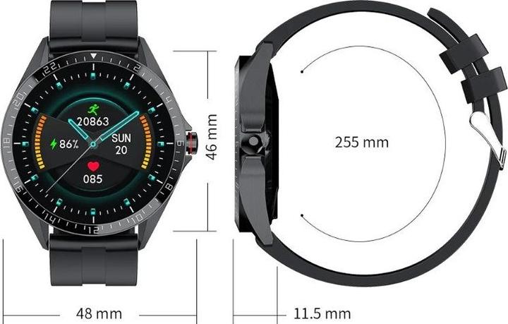 Produktbild Kumi GW16T, Schwarz (46 mm)