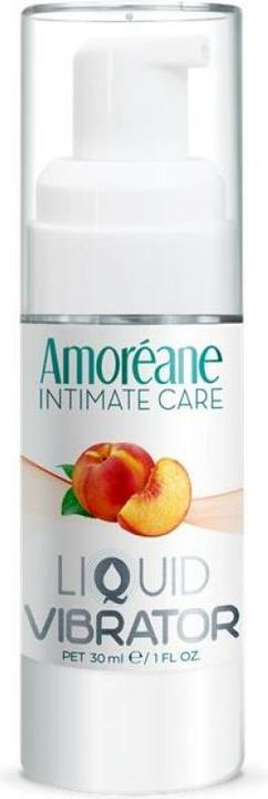 Actual product image Amoreane Liquid vibrator peach flavour 30ml (30 ml)