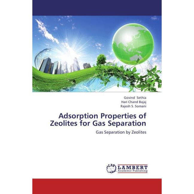 Adsorption Properties of Zeolites for Gas Separation, Fachbücher von Govind Sethia, Hari Chand Bajaj, Rajesh S. Somani